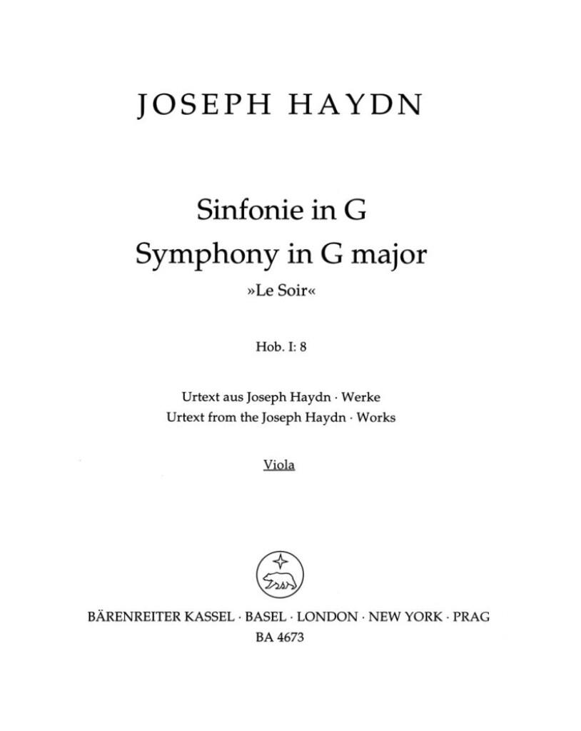 Symphony in G major No. 8